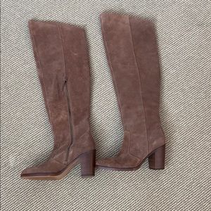 OTK brown boots!